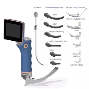 Besdata dùng một lần Y Tế cấp kỹ thuật số video Ống soi thanh quản thiết lập phẫu thuật gây mê Ống soi thanh quản