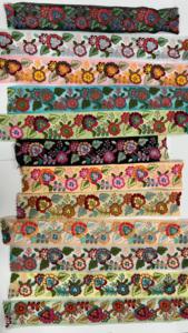 Vestidos de encaje con patrón de estilista de 9 metros hechos a mano, 9 colores románticos diferentes, bolsos Bohemios/informales/tradicionales/étnicos bordados - Product Image 2