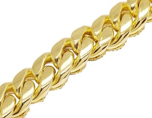 Fully <b>Iced</b> <b>Out</b> Moissanite Diamond Studded In S925 Silver Hip Hop Men's Cuban Link <b>Chain</b> - Product Image 3