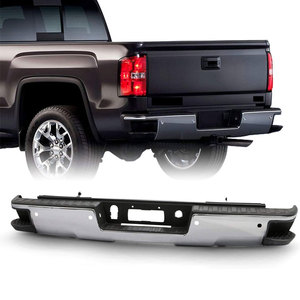 Cubierta de parachoques trasero de coche a <span class=keywords><strong>precio</strong></span> de fábrica cromada con agujeros de sensor piezas de coche para Chevrolet <span class=keywords><strong>Silverado</strong></span> 2014 - <span class=keywords><strong>2018</strong></span> - Product Image 2