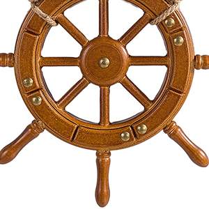 ที่ตั้งหนังสือทำจากทองเหลืองฝังดีไซน์รูปเรือมีฐานแขวนทำด้วยมือทำจากไม้ - Product Image 2