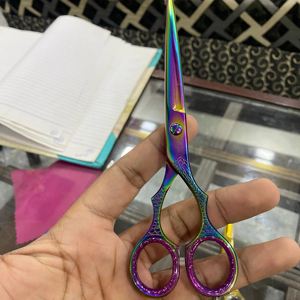 Maquinilla de afeitar recta profesional serie japonesa de acero inoxidable para diestros tijeras de corte de pelo de peluquero punta afilada para uso en salón - Product Image 3