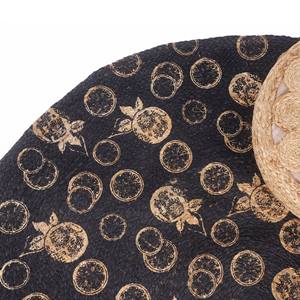 Mantel Individual Redondo de Algodón Estampado, Decorativo, con Elegante Diseño de Frutas para Mesa de Comedor, Cocina, Hogar, Hotel - Product Image 5