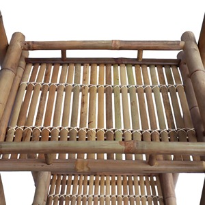 Estantería plegable para plantas de bambú, estante de exhibición, almacenamiento de pie, soportes plegables y estantes, estante de bambú para montar, estante para libros - Product Image 5