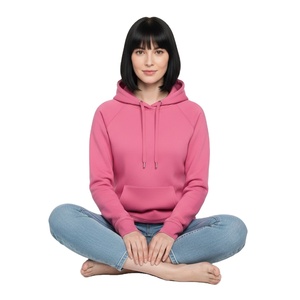 Nueva sudadera con capucha rosa candy para mujer, corte ajustado, tela de algodón, sudadera de lujo para mujer, sudadera con capucha personalizada para cualquier impresión - Product Image 1