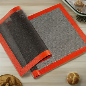 Esencial 42*29,5 cm Silicona Fibra <span class=keywords><strong>de</strong></span> vidrio Macaron Pastel Estera para hornear Herramientas para hornear y <span class=keywords><strong>repostería</strong></span> - Product Image 1