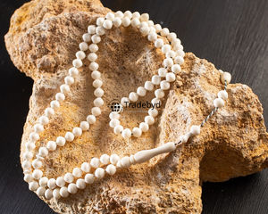 ลูกประคำไม้กระดูก ดีไซน์หรูหรา ทันสมัย ทำด้วยมือ สำหรับการสวดมนต์อิสลาม ใช้ในการทำสมาธิ ของขวัญทางศาสนา โดย Tradebyd - Product Image 6