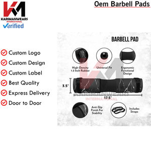 Barbell Pad for Hip Thrusts Squats Premium Barbell Cushion Safety Gym <b>Bar</b> Pad Set Neck Support Workout Squat <b>Bars</b> <b>Weightlifting</b> - Product Image 4