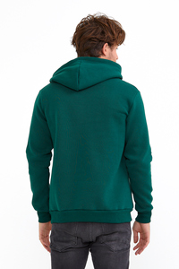 Sweat à capuche d'hiver en molleton gaufré avec logo personnalisé pour hommes 100% coton/polyester lourd ODM/OEM Service Designer Sweats à capuche - Product Image 5