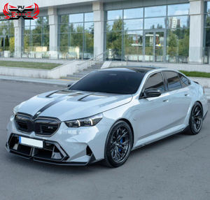 ドライカーボンファイバーBMW 5シリーズG90 G99 M5スタイルフロントバンパーフードボディキット - Product Image 3