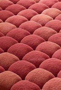 พรมปูพื้นลายก้อนกรวด3D เนื้อนุ่มคุณภาพสูงนำไปตกแต่งห้องนอนพรมเนื้อสัมผัสขนนุ่มสีชมพูลายกุหลาบ - Product Image 5