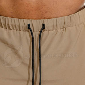 Short d'entraînement pour hommes, vente en gros, vêtements de gymnastique, Short de coupe croisée pour hommes, Short d'entraînement, Short de sport, Short de course - Product Image 5