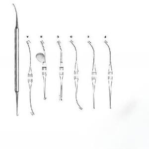 Sonde chirurgicale professionnelle en acier inoxydable Phlebodissector 18cm Diagnostic manuel avec pointe de sonde et cravate de langue - Product Image 5