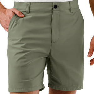 กางเกงขาสั้นผ้าแห้งเร็วสำหรับเล่นกอล์ฟของผู้ชายกางเกงขาสั้นระบายอากาศสีพื้นแฟชั่นลำลองสวมใส่ทุกวันสำหรับฤดูร้อน - Product Image 4