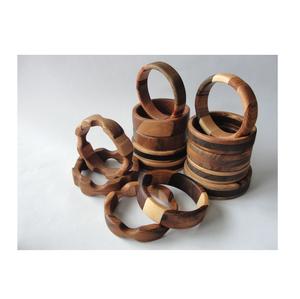 Lightweight Artisan Made Waterproof Wooden Bangles Fine Smooth Polish Customizable Traditional Women Ethnic Jewelry for Daily - Product Image 1