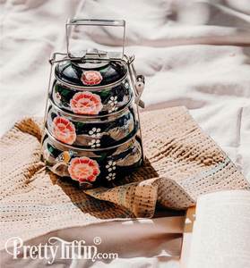 Hot Selling 4-Layer Stainless Steel Stackable <b>Tiffin</b> Bento Lunch <b>Box</b> Stainres Steel Food Storage Container for School - Product Image 2