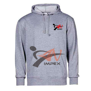 Sweat à capuche pull-over avec logo d'impression personnalisé de haute qualité pour hommes matériau personnalisé sweat-shirt à capuche flexible pour hommes - Product Image 3