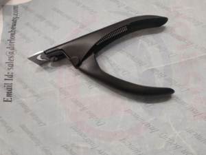 La herramienta de belleza más popular, polvo negro, recubierto de Color, acero inoxidable, logotipo personalizado, cortador de punta de uñas de acero inoxidable - Product Image 2