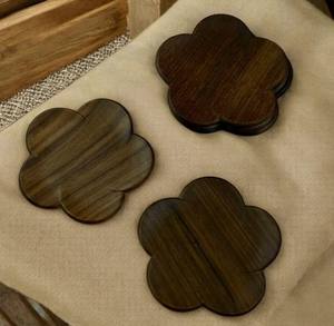 Posavasos de madera de nogal hechos a mano para café, té, copas de vino, uso multiusos, alfombrillas y almohadillas decorativas para el hogar - Product Image 5