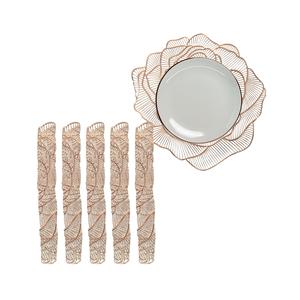 Posavasos de Cuero con Soporte de Cuero Ajustable, Juego al por Mayor, Redondos, 300 mm de Diámetro, para Uso en Mesa, Manteles y Almohadillas - Product Image 1