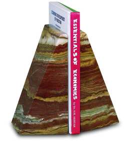 Porte-livres en marbre onyx moderne de luxe, accessoires décoratifs pour la maison et le bureau, élégant support de livres en pierre lourde - Product Image 6