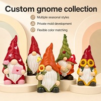 Deux Gnomes à Yeux Cache-Coeurs Illuminés, Sans Visage, Tenue Jaune, pour Balcon, Allée, Décoration de Jardin, Grossiste, Vendeur au Détail, Fournisseur
