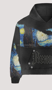 ชุดกีฬาผ้าขนแกะแบบบางสำหรับผู้ชายระบายอากาศได้ดีชุดวอร์มมีฮู้ดสีพื้นกางเกงวอร์มมีฮู้ดไซส์ใหญ่พิเศษ - Product Image 5