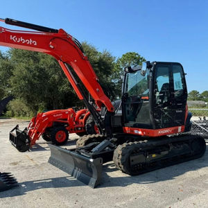 Kubota เครื่องขุดขนาดเล็กมือสอง KX080-5ขุดตีนตะขาบงานหนักปั๊มเครื่องยนต์ที่ยอดเยี่ยมส่วนประกอบหลักสภาพการทำงาน - Product Image 1