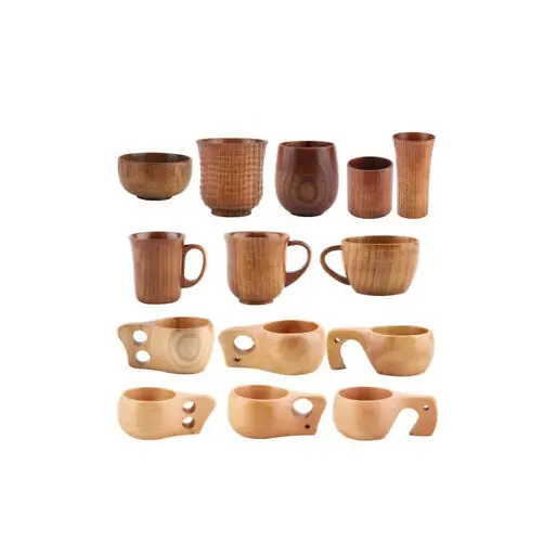 Custom The wooden mug is fitted with under steel glass which makes it attractive 3D Beer Mug Goblet Game Tankar good quality