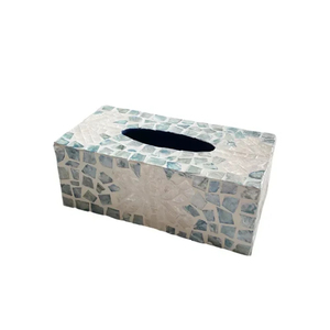 New Modern Design Table <b>Tissue</b> Box <b>Holder</b> Mother of Pearl <b>Tissue</b> Box Napkin <b>Holder</b> for Living Room Bedroom <b>Kitchen</b> Use - Product Image 4