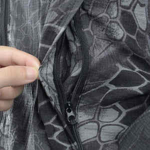 เสื้อแจ็กเก็ตบอมเบอร์ขนแกะสำหรับผู้ชายและผู้หญิงไซส์ XL ป้องกันแสงแดดกันลมไนล่อนกลางแจ้งกันลมมีผิวหนา - Product Image 6