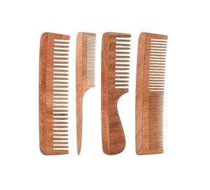Proveedor al por mayor Peine de madera para el cabello Fabricante Crecimiento Neem Peine de madera Peinado de cabello ancho de madera para hombres y mujeres - Product Image 1