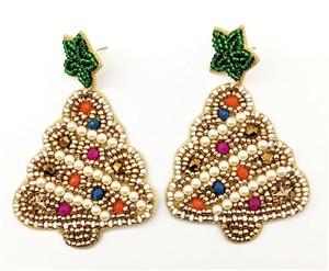 Nouvelles boucles d'oreilles de noël 925 en argent aiguille bonhomme de neige arbre de père noël boucle d'oreille pour femmes bijoux de fête - Product Image 2
