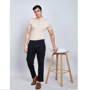 กางเกงผ้าชิโนผ้าฝ้าย100% สำหรับผู้ชายสไตล์ลำลองเหนือกาลเวลาสวมใส่สบายน้ำหนักเบา - Product Image 1