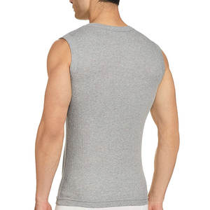 Nouveaux débardeurs pour hommes en gros, logo personnalisé, taille respirante, débardeur de musculation solide pour la musculation - Product Image 2