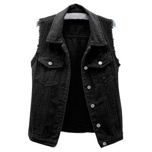 Gilet en jean de haute qualité pour femme, look décontracté et tendance, léger, confortable, respirant, gilet en jean pour femme pour l'extérieur - Product Image 6