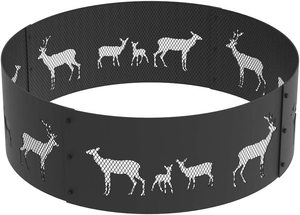 Unique Design Round Shape Metal Fire Pit Ring Outdoor Heating Decorative for Garden Outdoor Use Metal Fire Pit Ring - Product Image 4