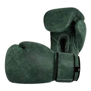 Gants de boxe en cuir synthétique respirant léger rouge avec sangle de poignet réglable pour entraînement MMA, combat et Sanda - Product Image 3