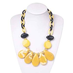 <b>Resin</b> Crystal Statement <b>Necklace</b> for Women Stylish Party Wear fashion pendant <b>necklaces</b> fashion jewelry <b>necklaces</b> - Product Image 4