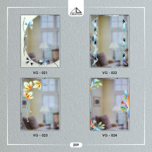 กระจกแต่งหน้าทรงวีสำหรับห้องน้ำ ดีไซน์เนอร์ออกแบบ ให้ภาพสะท้อนคมชัด เหมาะสำหรับพื้นที่ภายในที่ทันสมัย นำเข้าจากอินเดีย - Product Image 2