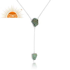 Meilleure vente collier pendentif en argent Sterling fin naturel Arizona Turquoise pierre précieuse bijoux personnalisés pour les femmes cadeau pour elle - Product Image 2