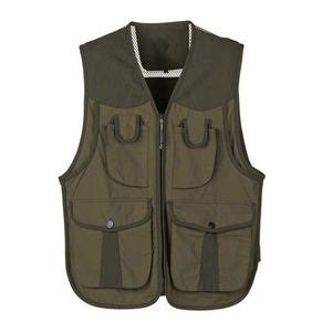 Gilet unisexe en velours côtelé respirant Cordura, multi-poches, logo personnalisé, design personnalisé, hiver, pêche, chasse, utilitaire pour appareil photo - Product Image 1