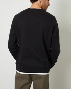 Sweat-shirt à manches longues et col rond surdimensionné avec logo personnalisé en coton de haute qualité pour hommes, poids lourd, pour vêtements décontractés d'hiver - Product Image 6