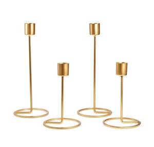 Décoration d'intérieur, bougeoir en laiton, bougeoirs de table pour la décoration de la maison, mariage, fête, bougeoir fait à la main, poli, vente en gros - Product Image 6