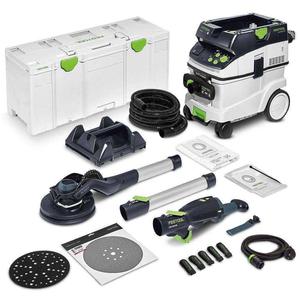 NUEVO FesTtool Planex 2.0 Lijadora Eléctrica para Paneles de Yeso con Almohadilla de Lijado de Gancho y Bucle y Extractor de Polvo por Aspiración, 400W, 3 Años de Garantía - Product Image 2