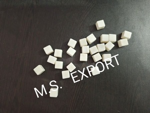 Dés à jouer en os poli de haute qualité, naturel, artisanal, imperméable, 8MM-12MM, double œil, style artisanal, imitation antique, design d'amour - Product Image 5