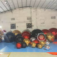 Ballons en PVC métalliques à double couche, grands ballons brillants gonflables, décorations de fête de Noël