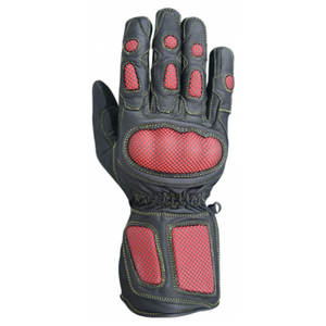 Guantes de moto con pantalla táctil de dedo completo disponibles en todos los tamaños Guantes de cuero de moto de color personalizado de calidad superior - Product Image 3