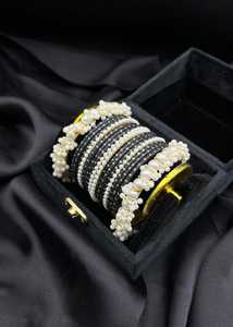 Venta Directa de Fábrica, Conjuntos de Brazaletes de Vidrio Redondos, Conjuntos de Churiyan Religiosos Islámicos para Mujeres Adultas, Joyería India - Product Image 3