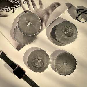 Sous-verres en résine de style bohème moderne, écologiques, faits à la main, touche artistique, décoration d'intérieur de haute qualité, prix de gros en Inde - Product Image 1